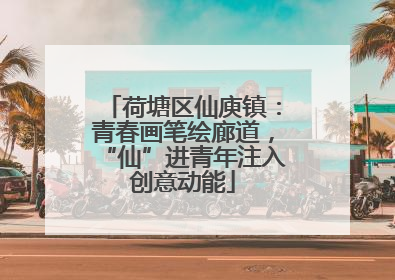 荷塘区仙庾镇：青春画笔绘廊道，“仙”进青年注入创意动能