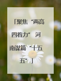聚焦“两高四着力” 河南谋篇“十五五”
