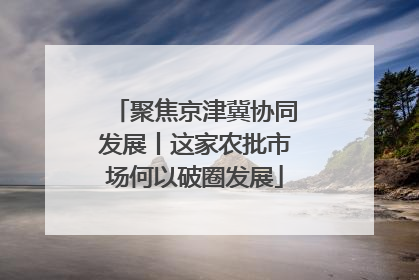 聚焦京津冀协同发展丨这家农批市场何以破圈发展