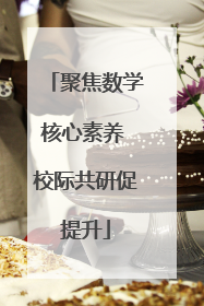聚焦数学核心素养 校际共研促提升
