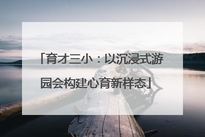 育才三小：以沉浸式游园会构建心育新样态