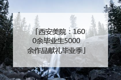 西安美院：1600余毕业生5000余作品献礼毕业季