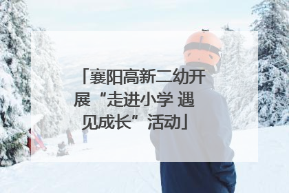 襄阳高新二幼开展“走进小学 遇见成长”活动