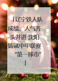 辽宁铁人队成绩、人气齐头并进 沈阳铸就中甲联赛“第一球市”