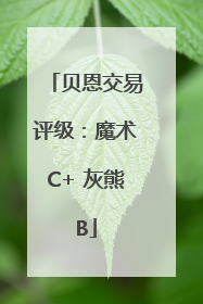 贝恩交易评级：魔术C+ 灰熊B