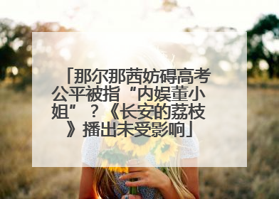 那尔那茜妨碍高考公平被指“内娱董小姐”？《长安的荔枝》播出未受影响