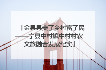 金果果美了乡村富了民——宁县中村镇中村村农文旅融合发展纪实