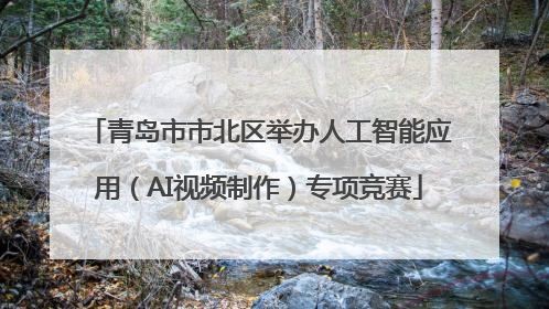 青岛市市北区举办人工智能应用（AI视频制作）专项竞赛