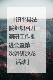 镇平县法院组织召开调研工作推进会暨第二次调研沙龙活动