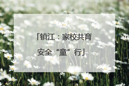 镇江：家校共育 安全“童”行