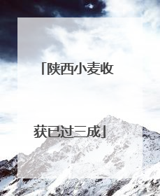 陕西小麦收获已过三成