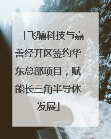 飞骧科技与嘉善经开区签约华东总部项目，赋能长三角半导体发展