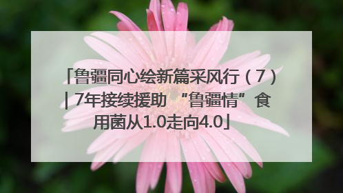 鲁疆同心绘新篇采风行（7）｜7年接续援助 “鲁疆情”食用菌从1.0走向4.0
