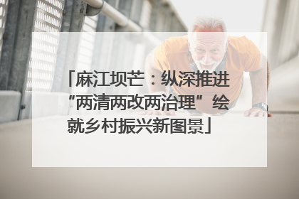 麻江坝芒：纵深推进“两清两改两治理”绘就乡村振兴新图景