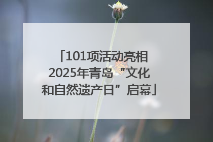 101项活动亮相 2025年青岛“文化和自然遗产日”启幕