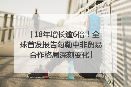 18年增长逾6倍！全球首发报告勾勒中非贸易合作格局深刻变化