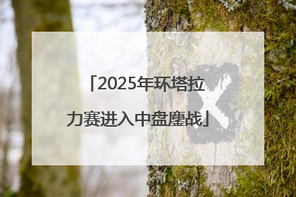 2025年环塔拉力赛进入中盘鏖战