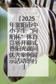 2025年襄阳市中小学生“向阳杯”体育竞赛开幕式暨阳光课间优秀案例展示活动举行