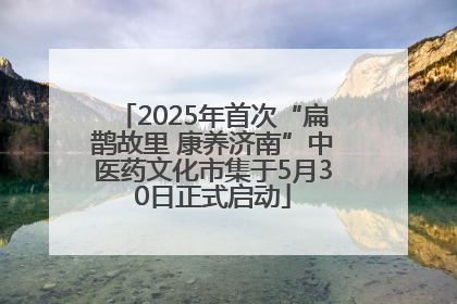 2025年首次“扁鹊故里 康养济南”中医药文化市集于5月30日正式启动