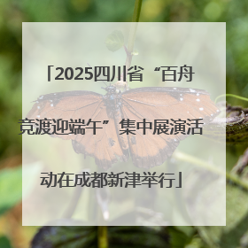 2025四川省“百舟竞渡迎端午”集中展演活动在成都新津举行