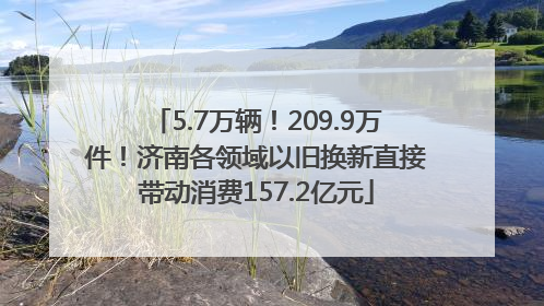 5.7万辆！209.9万件！济南各领域以旧换新直接带动消费157.2亿元